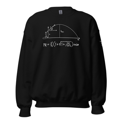 Throvacs Projectile Equation Unisex Sweatshirt
