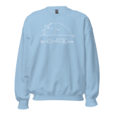 Throvacs Projectile Equation Unisex Sweatshirt