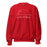 Throvacs Projectile Equation Unisex Sweatshirt