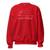 Throvacs Projectile Equation Unisex Sweatshirt