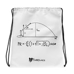 Projectile Equation Drawstring bag