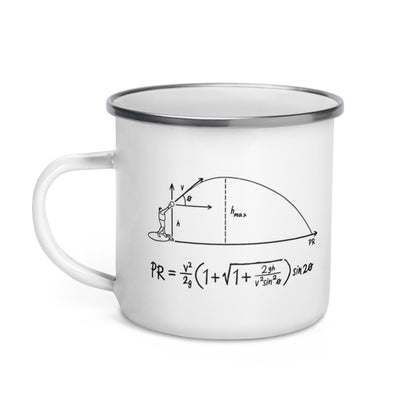 Projectile Equation - Enamel Mug