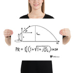 Projectile Equation -Poster