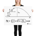 Projectile Equation -Poster