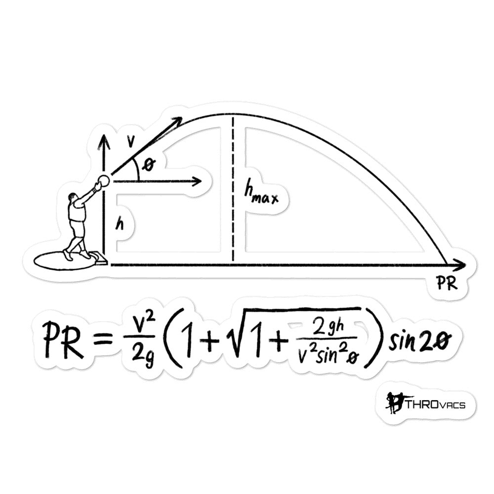 Projectile Equation Stickers – THROvacs