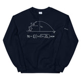 Projectile Equation Sweatshirt - White Ink