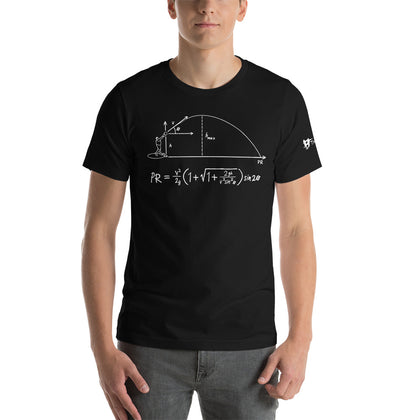 Projectile Equation T-Shirt - White Ink