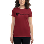 THROvacs Logo Women's T-shirt-  Black Ink
