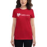 THROvacs Logo Women's T-shirt - White Ink